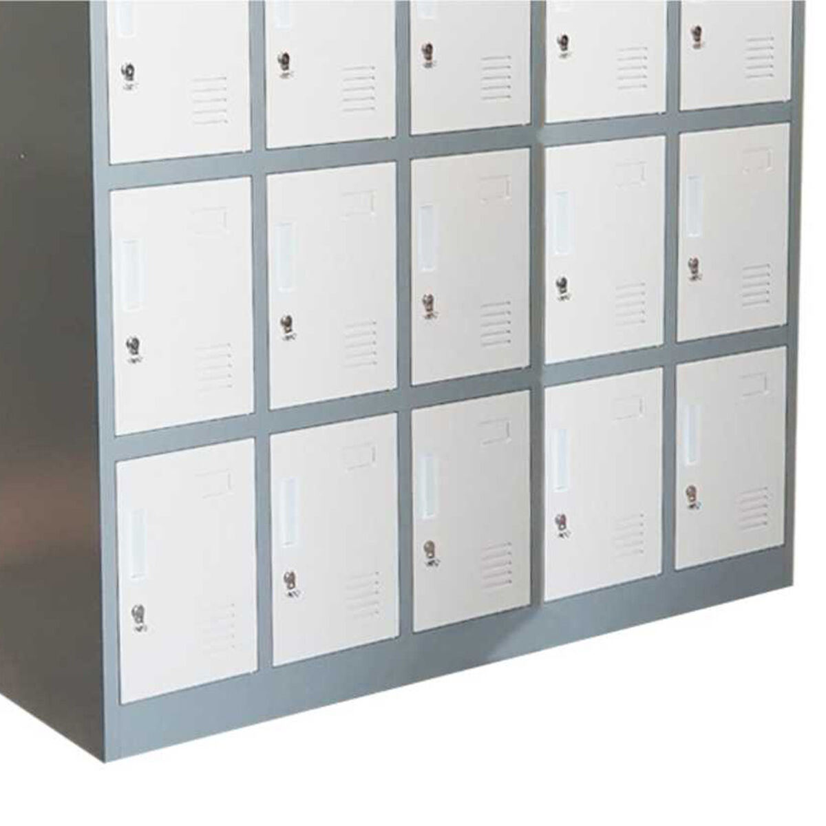 Locker 20 Puertas 5 Cuerpos Muebles Santiago Lk-5555