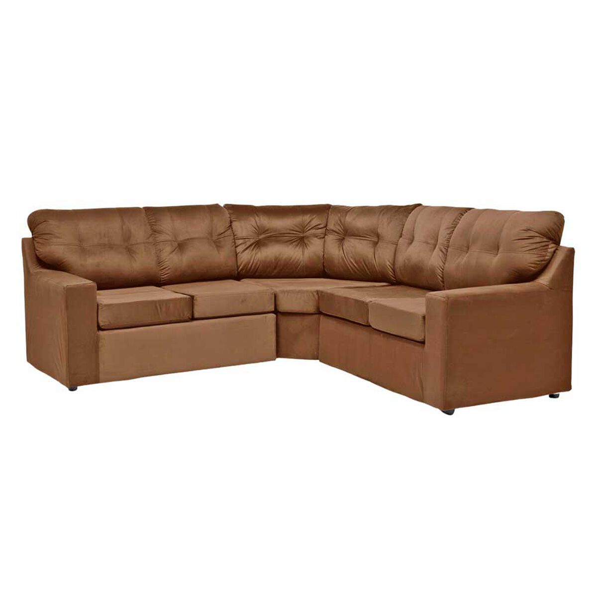 Rack Almore Italia Freijo y Café Hasta 55" + Seccional
