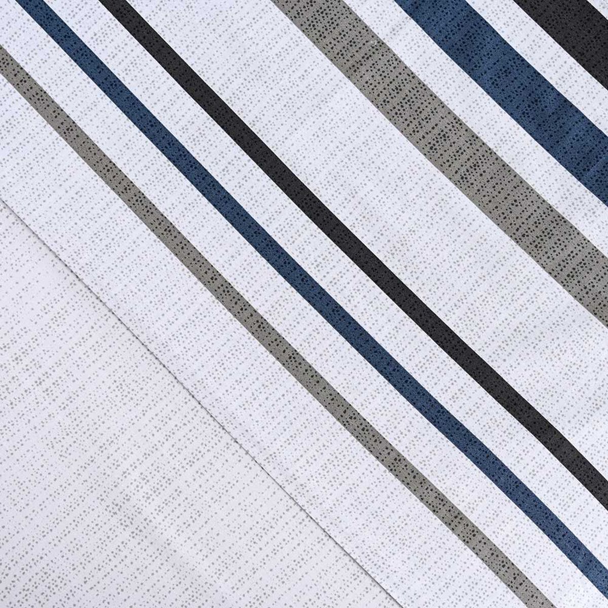 Juego de Sábanas Estampado Cannon 200 Hilos 1,5 Plazas Stone