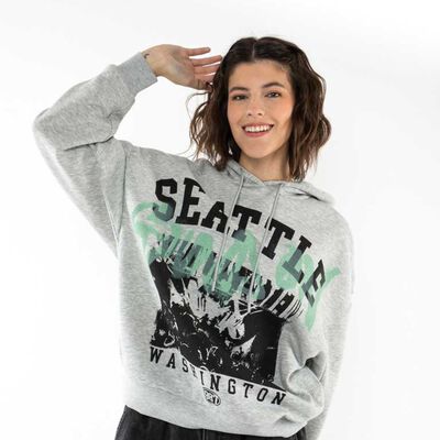 Polerón hoodie Con Estampado Mujer Icono