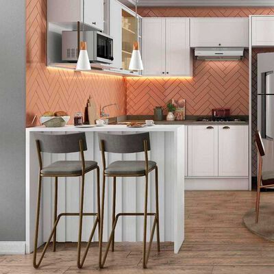 Imagen 2 del producto Isla de Cocina Roca Pantanal Blanco