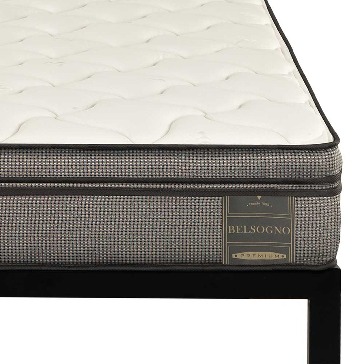 Cama Iron Smart Belsogno 2 Plazas Signature