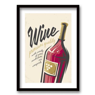 Imagen 1 del producto Cuadro Decorativo Retela Wine 70 x 50 cm