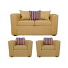 Juego de Living Elegant Detail Santa Fe Sof&aacute; 2 Cuerpos + Dos sillones 1 Cuerpo Beige