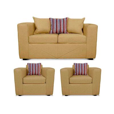 Juego de Living Elegant Detail Santa Fe Sofá 2 Cuerpos + Dos sillones 1 Cuerpo Beige