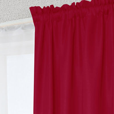 Imagen 2 del producto Combo Cortinas Doral Tabatha 220 x 140 cm Rojo