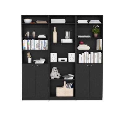 Imagen 2 del producto 2 Estantes 2 Puertas + Estante 4 Repisas + 3 Complementos TuHome Home Wengue