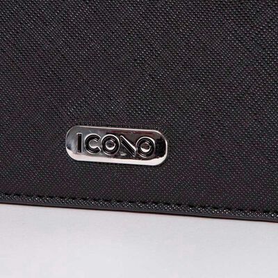 Imagen 2 del producto Billetera Eco Cuero Negro Mujer Icono