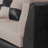 Seccional Black Factory Donato 3 Cuerpos Crema