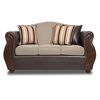 Juego de Living Innovamuebles New Bugambilia Sofá 3 Cuerpos + Dos Butacas 1 Cuerpo Beige