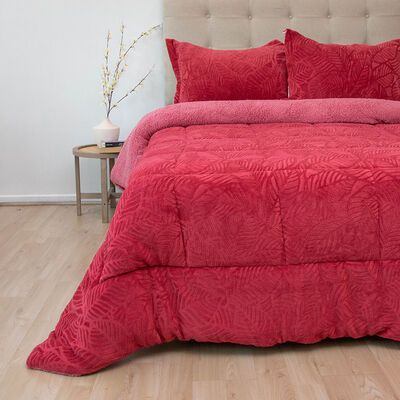 Imagen 1 del producto Cubrecama Doral Super King Outboss Senses Guinda