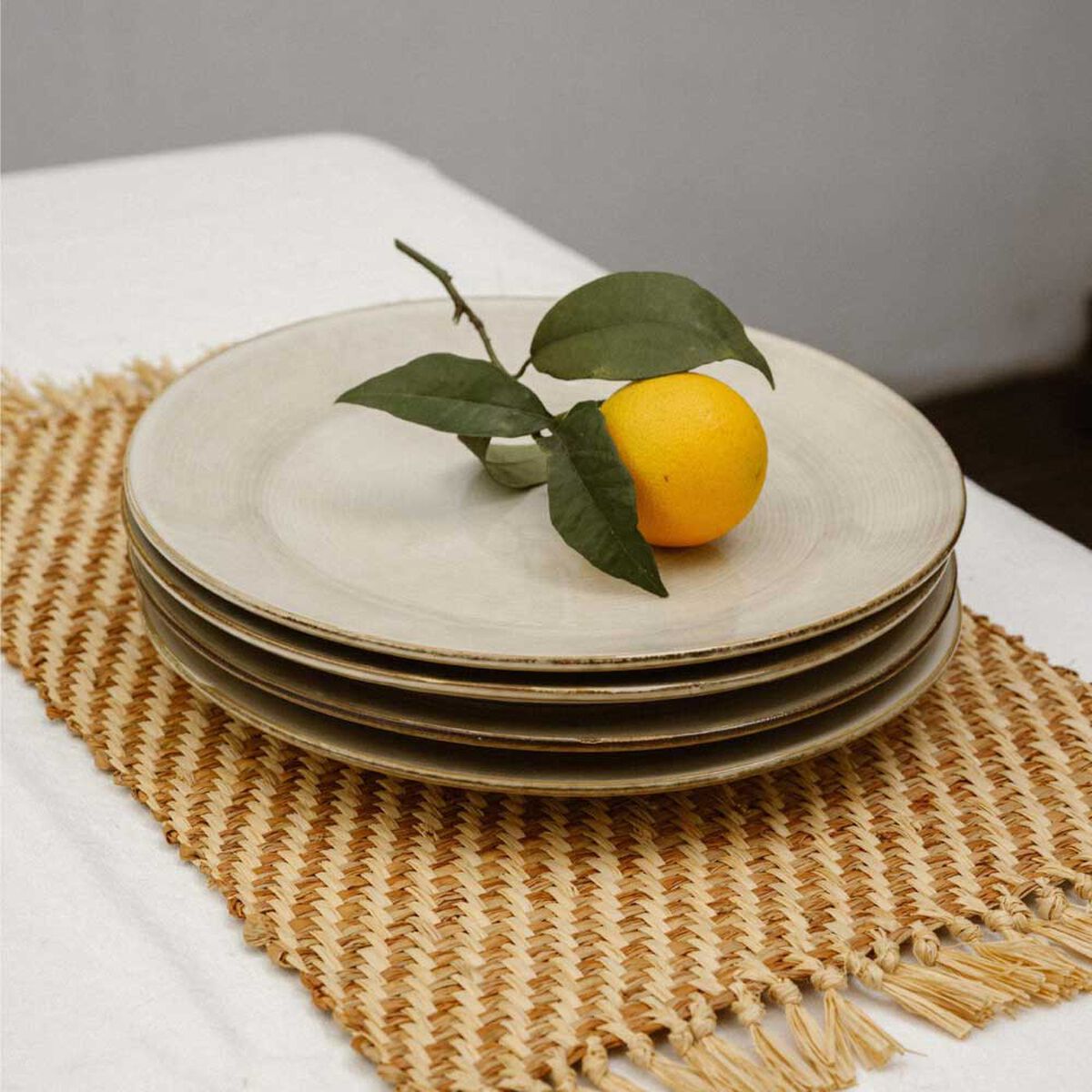 Set 4 Platos Fondo Cerámica Simplit Amalfi 27,4 cm