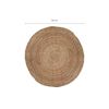 Alfombra Atmosphera Yute Redonda 120cm