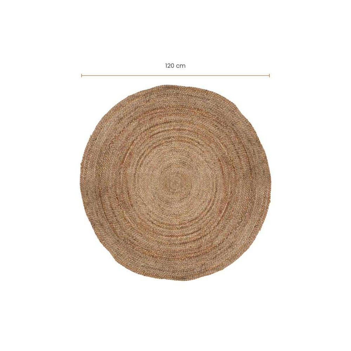 Alfombra Atmosphera Yute Redonda 120cm