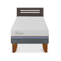 Cama Europea CIC 1,5 Plazas Excellence Plus + Respaldo Munich