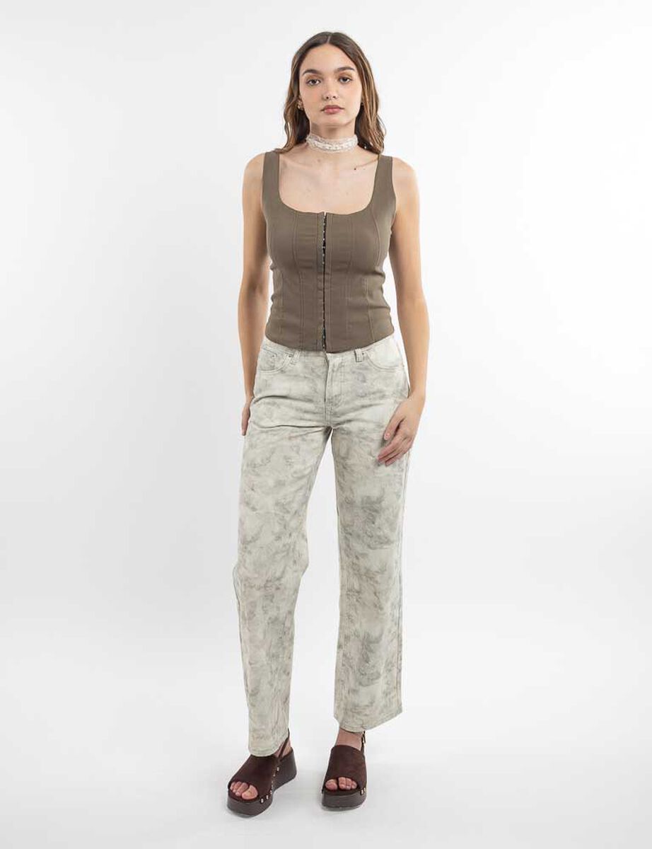 Blusa Corset Sin Mangas Mujer Icono
