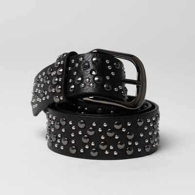 Imagen 1 del producto Cinturón Tachas Mujer Icono Negro