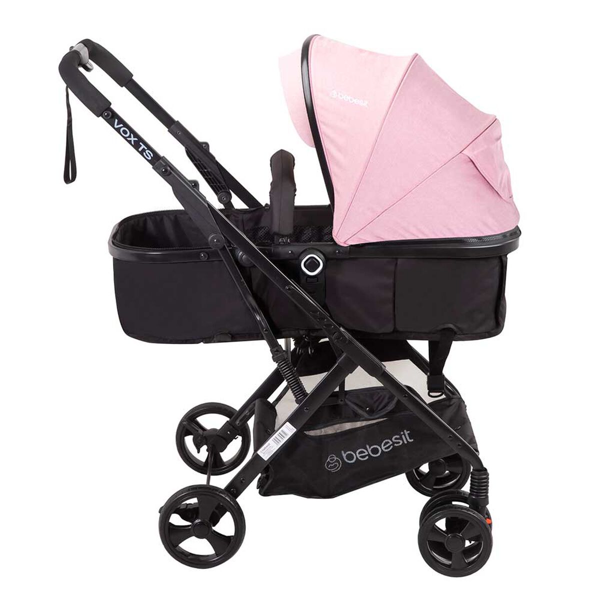 Coche Travel System Vox Rosado Bebesit