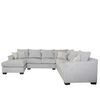 Seccional Izquierdo Muebles MPR Bruselas 7 Cuerpos Gris