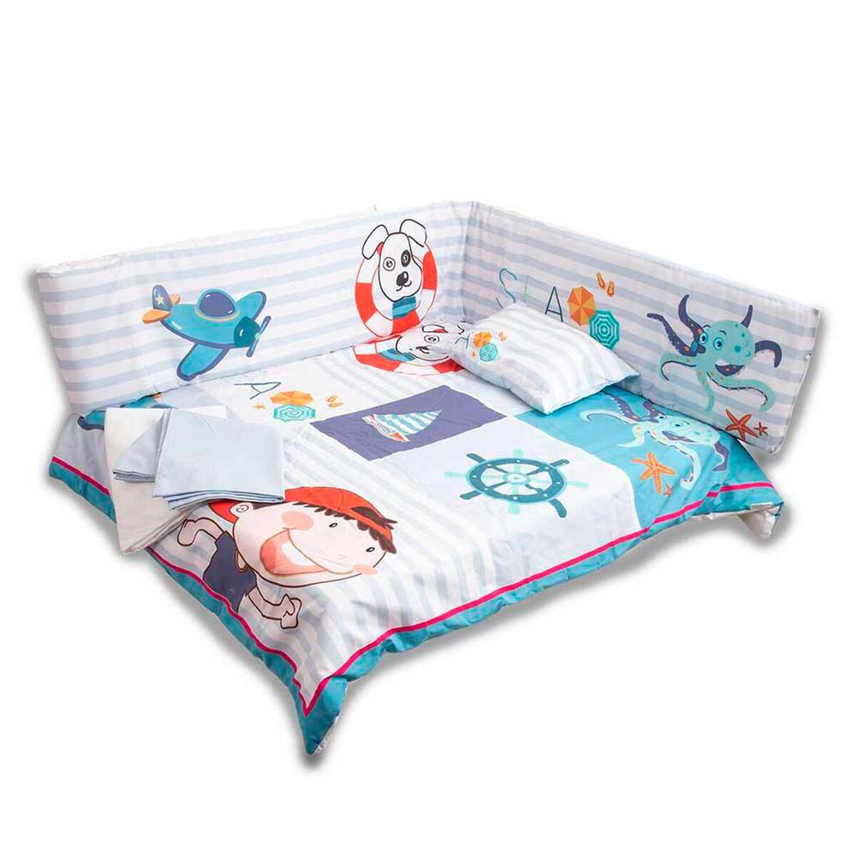 Set de Cuna Perrito Marino 5 Piezas Bebesit