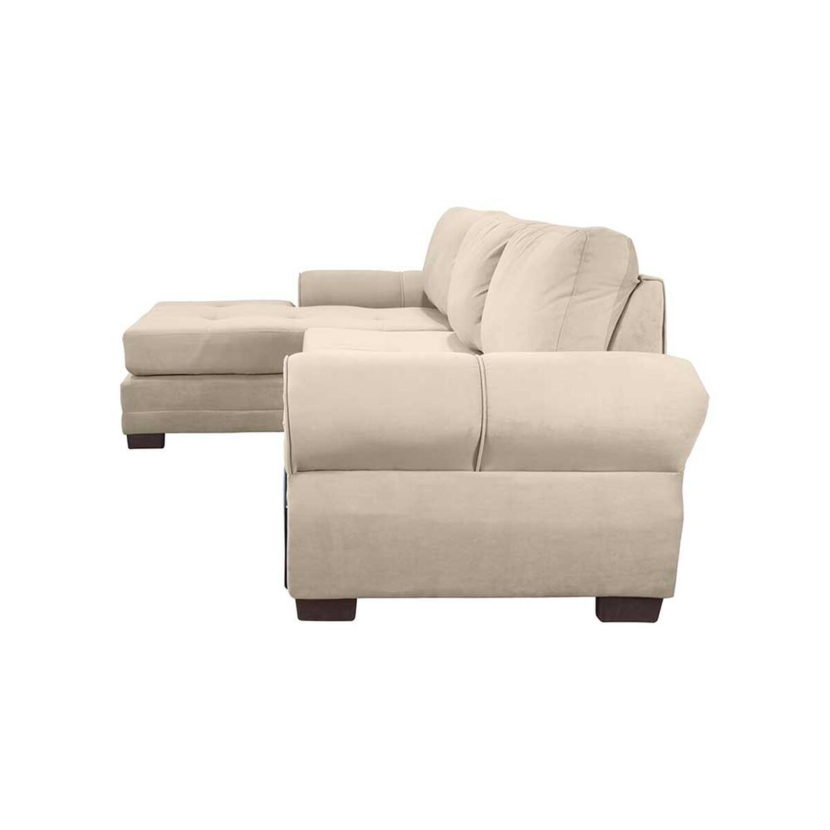 Sofá Seccional Living Factory Oregon 4 Cuerpos Beige