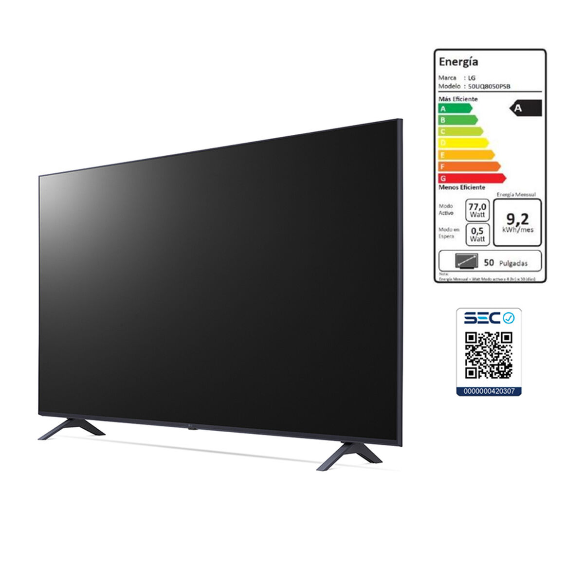 LED 50" LG 50UQ8050PSB Smart TV 4K Ultra HD