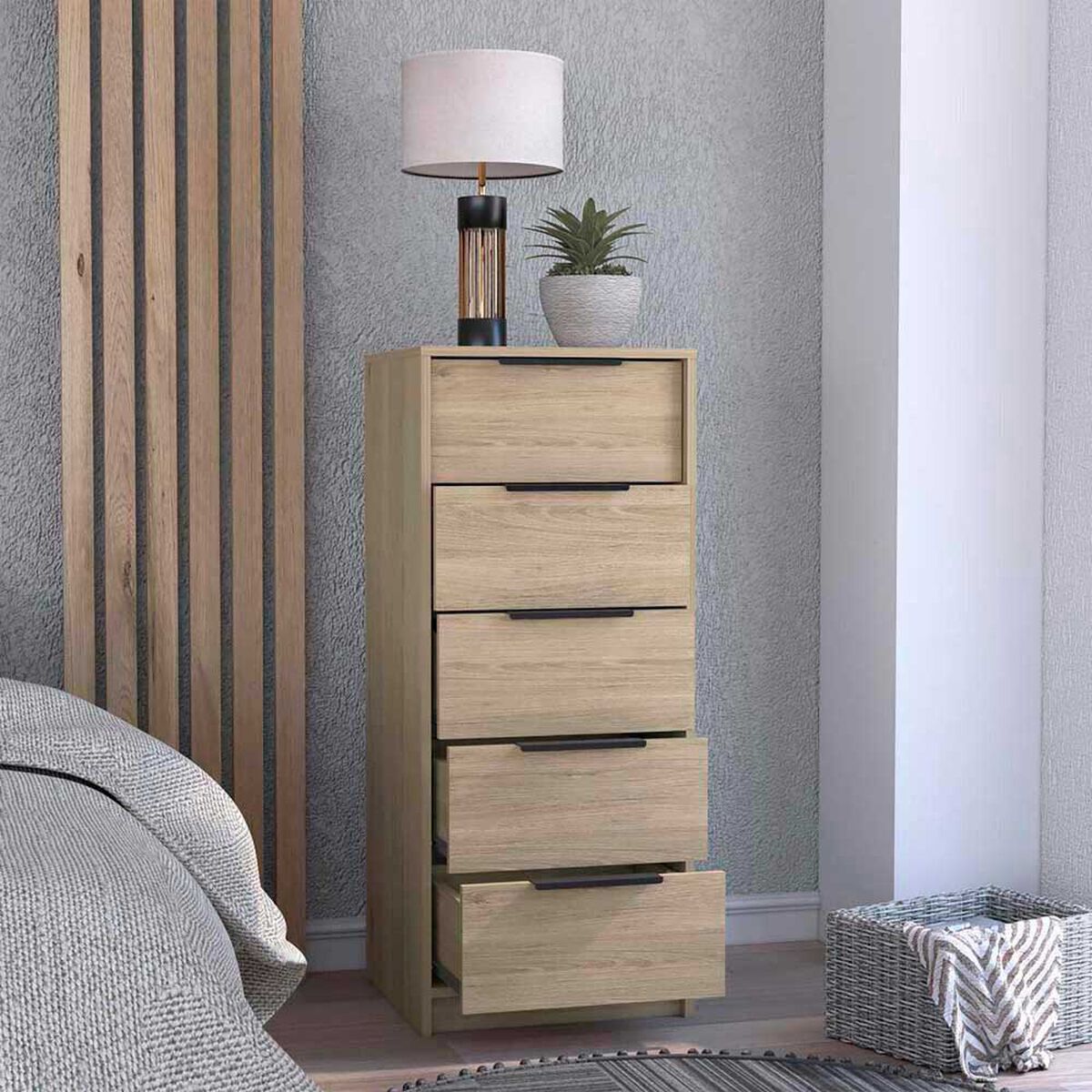 C&oacute;moda TuHome Kaia 5 Cajones