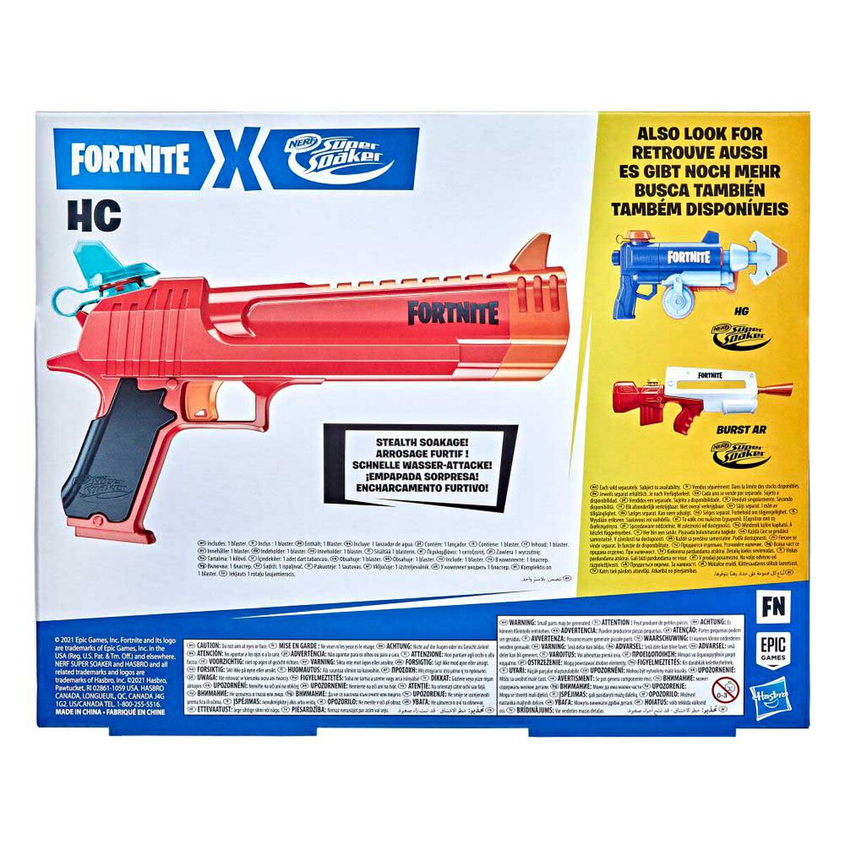 Lanzador de Agua Fortnite Hc Super Soaker