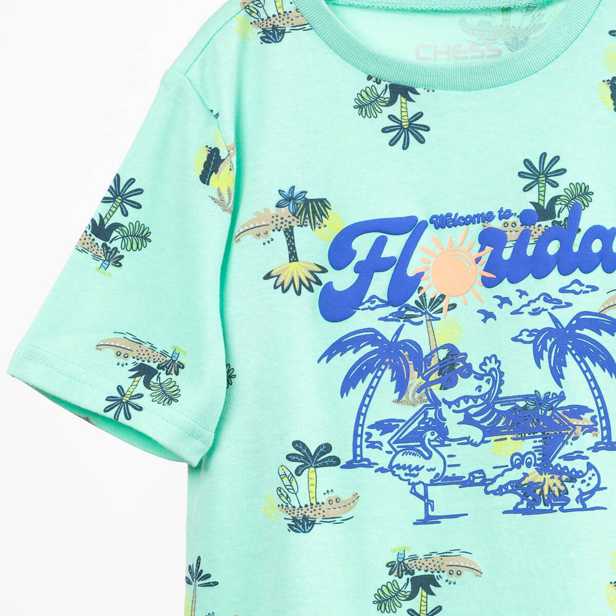 Polera Manga Corta Ni&ntilde;o Chess Baby