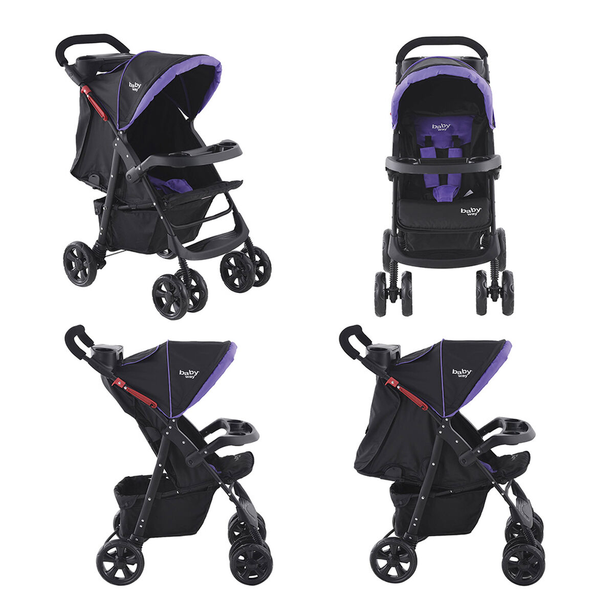 Coche Travel System Baby Way BW413M181