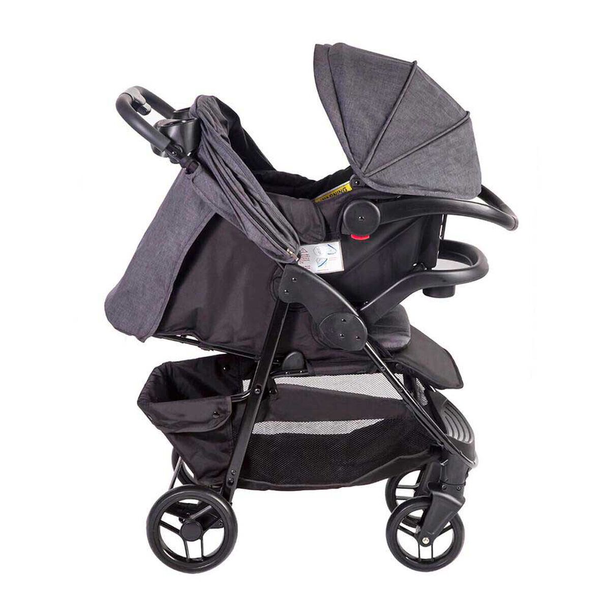 Coche Travel System Bebe Sienna Gris Bebesit