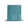 Respaldo Latam Home 1 Plaza Brescia Tela Velvet Turquesa