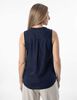 Blusa Lino Sin Mangas Mujer Portman Club