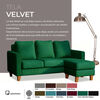 Seccional Intercambiable Latam Home Venecia 3 Cuerpos Chocolate + Sitial Munich Tela Chocolate