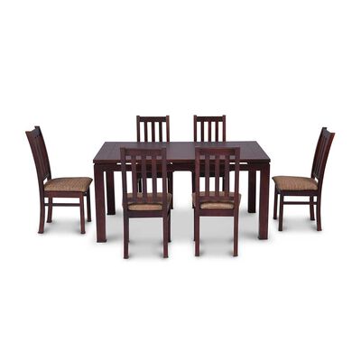 Imagen 2 del producto Juego de Comedor CIC Ñuble Chocolate 6 Sillas