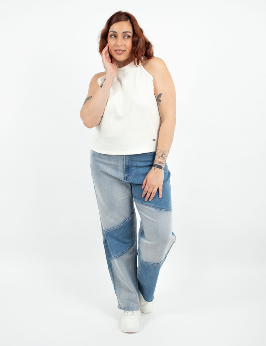 Polera Halter sin Mangas Mujer Extralindas