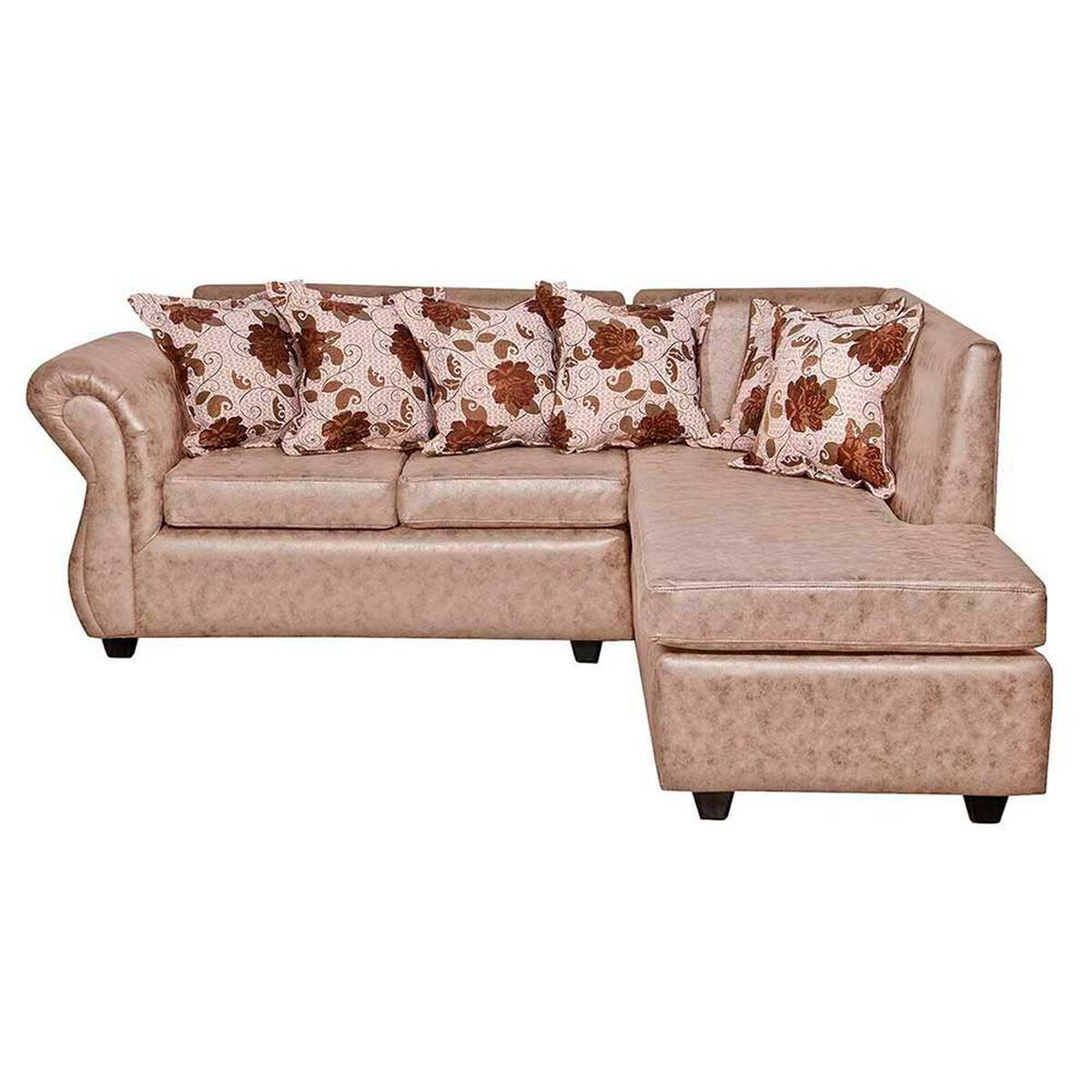 Seccional Black Factory Isabella 3 Cuerpos Beige