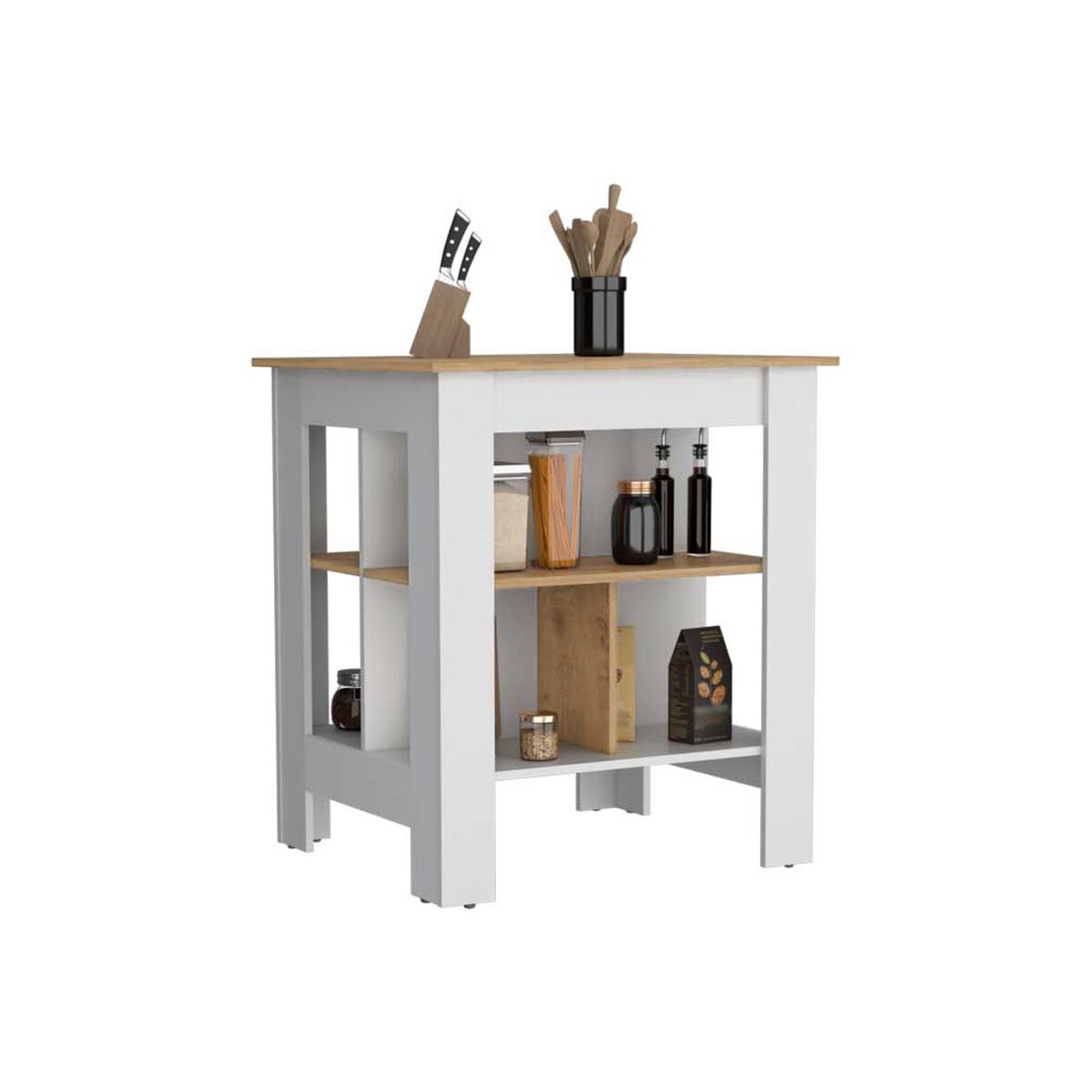 Isla de Cocina TuHome Soler Blanco Marquez