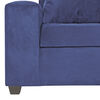 Juego de Living Innovamuebles Kahlo Sofá 3 Cuerpos + Dos Sillones 1 Cuerpo Azul