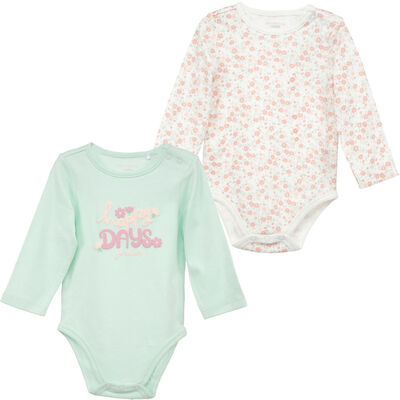 Pack 2 Body Manga Larga Chess Baby
