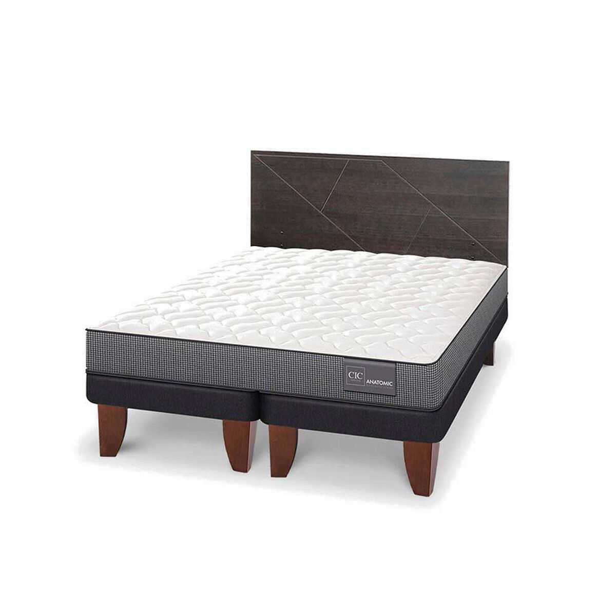 Cama Europea CIC King Anatomic + Respaldo Villarrica
