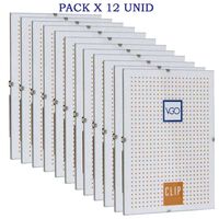 Set x 12 Marco Vgo Clip Simple 20 x 30 cm