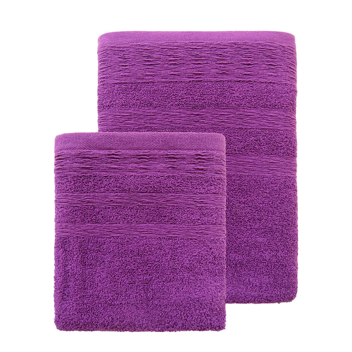 Set Toallas de Baño Illusions 2 Piezas Fucsia