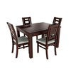 Juego de Comedor Muebles Hema Sevilla 4 Silla Chocolate