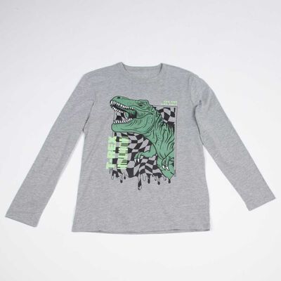 Polera Manga Larga Algodón Niño Cutback