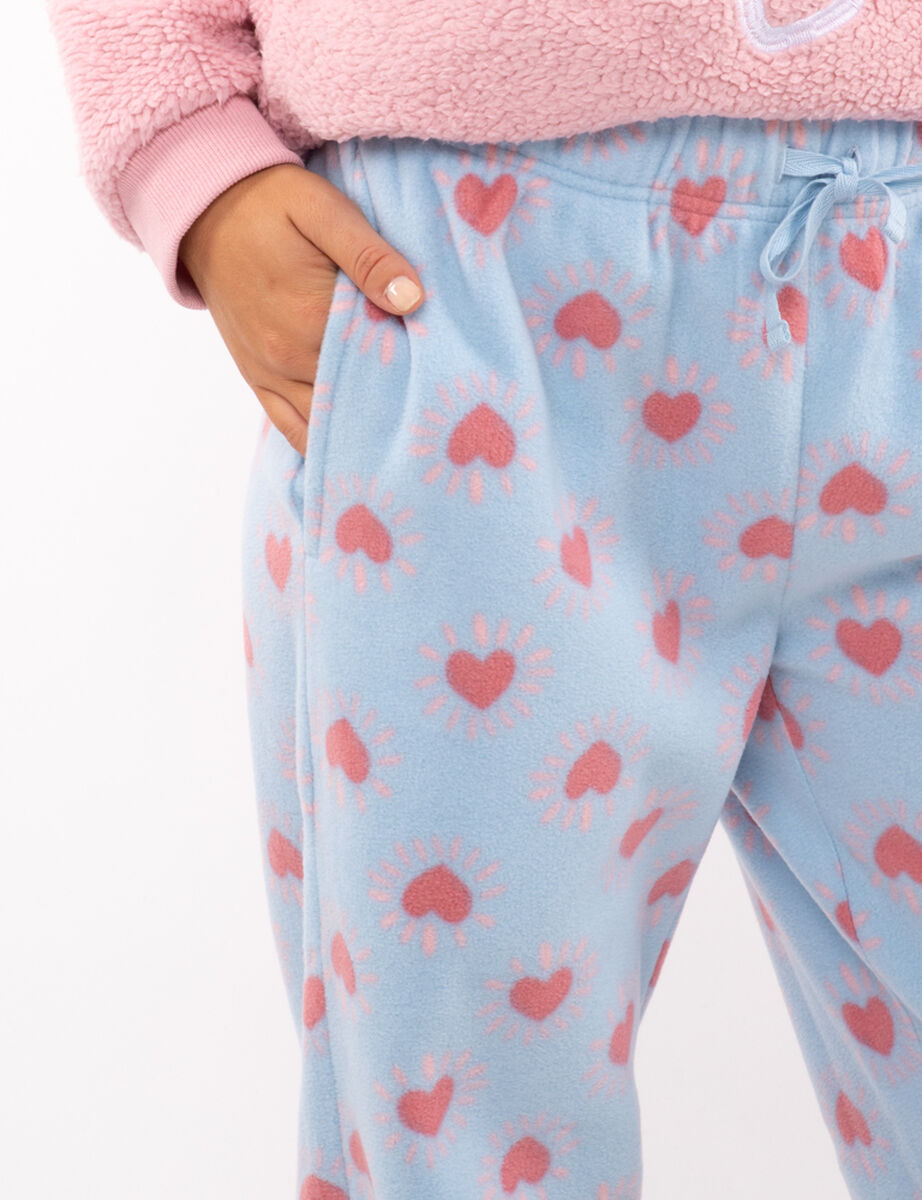 Pantalón de Pijama Polar Mujer Icono