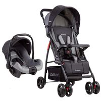 Coche Travel System Bebe Summer Gris Bebesit