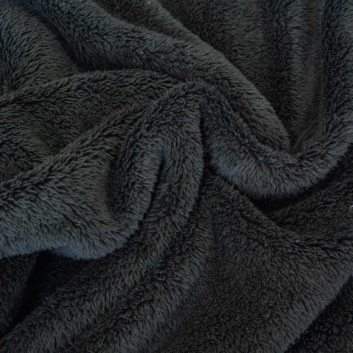 Frazada Poliéster Doral 2 Plazas Deluxe Negro