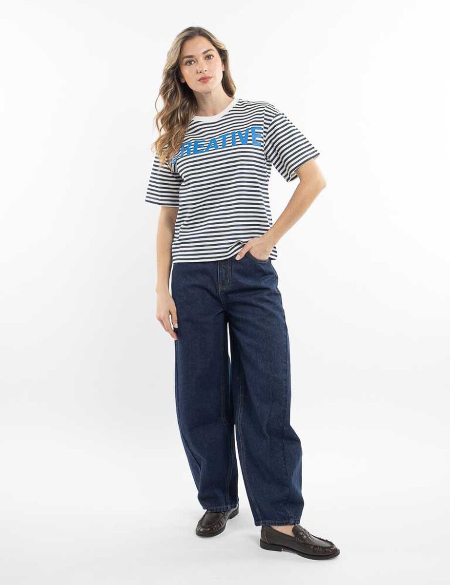 Polera Algod&oacute;n Oversize Mujer Zibel