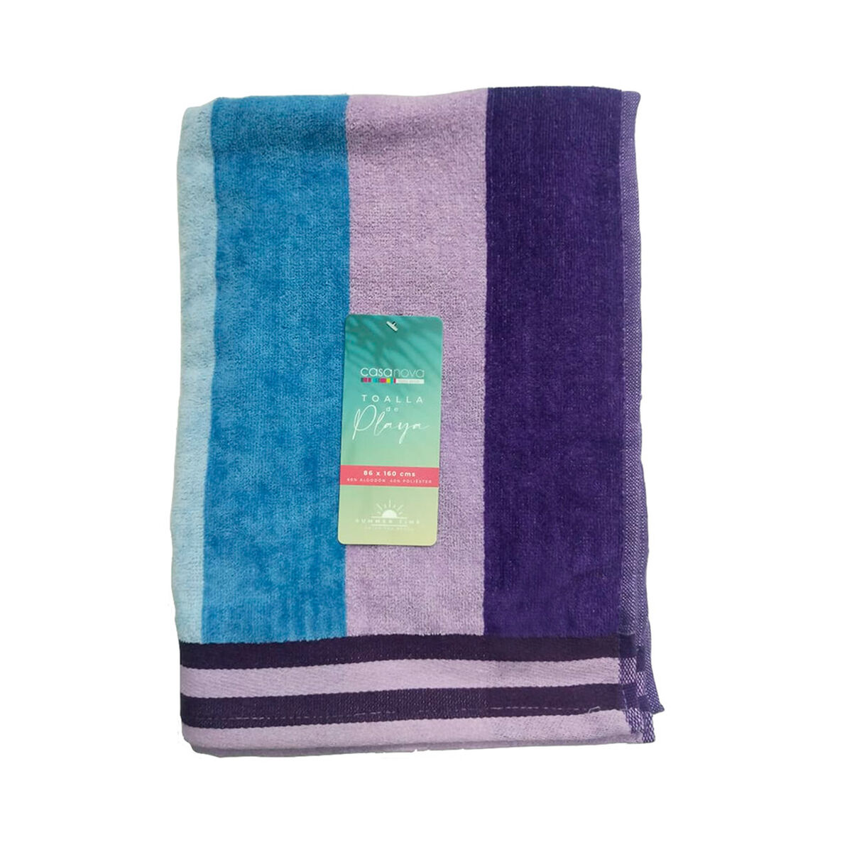 Toalla de Playa Jacquard Casanova Purple